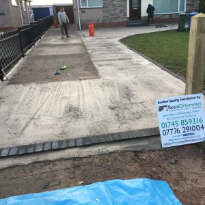 Driveway Bodelwyddan North Wales1
