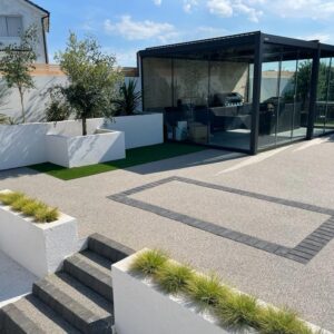 Modern Garden Renovation Trearddur Bay, Anglesey, North Wales Completed
