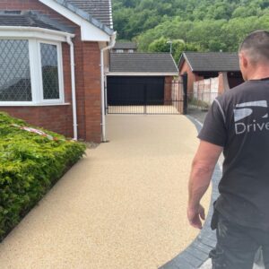 Resin Driveway in Abergele, North Wales2